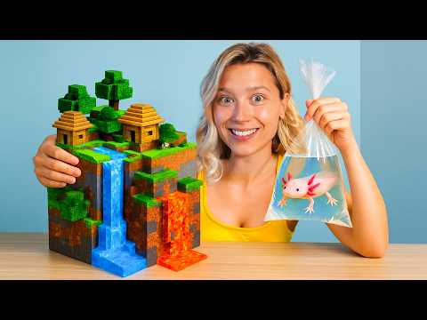 I Built Minecraft for a Real Axolotl! img