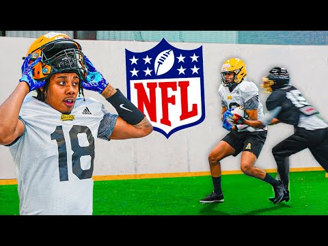 I MADE THE CRAZIEST CATCH IN PRO FOOTBALL PRACTICE!!! img