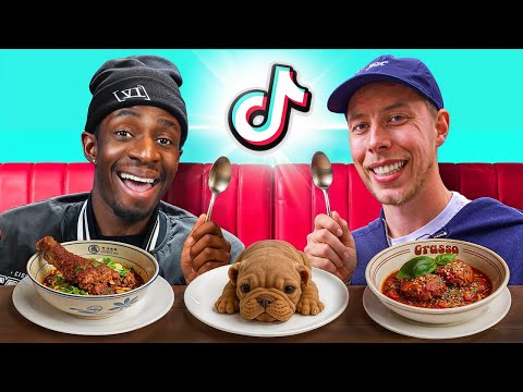 TOBI & CALFREEZY TRY VIRAL TIKTOK FOOD img